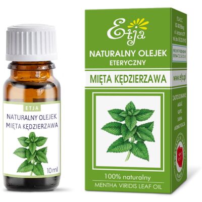 Olejek mięta kędzierzawa eteryczny 10 ml ETJA Olejek mięta kędzierzawa eteryczny 10 ml ETJA