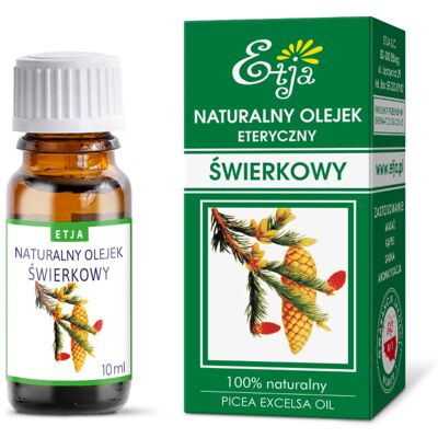 Olejek świerkowy eteryczny 10 ml ETJA Olejek świerkowy eteryczny 10 ml ETJA