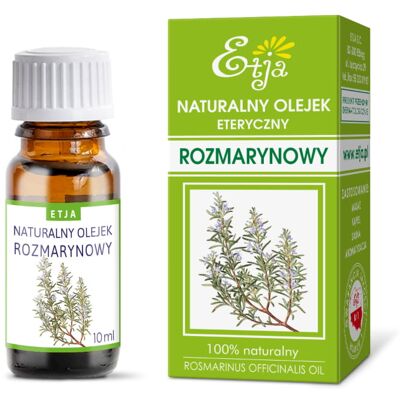 Olejek rozmarynowy eteryczny 10 ml ETJA Olejek rozmarynowy eteryczny 10 ml ETJA