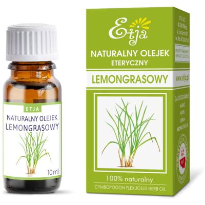 Olejek lemongrasowy eteryczny 10 ml ETJA Olejek lemongrasowy eteryczny 10 ml ETJA