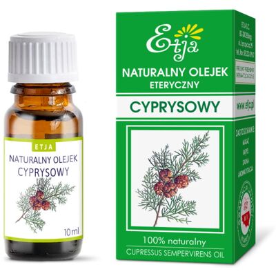Olejek cyprysowy eteryczny 10 ml ETJA Olejek cyprysowy eteryczny 10 ml ETJA