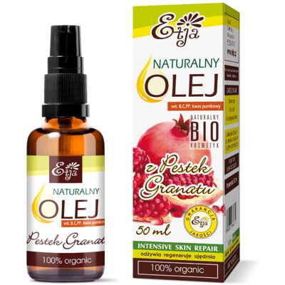 Olej z nasion pestek granatu BIO 50 ml ETJA Olej z nasion pestek granatu BIO 50 ml ETJA