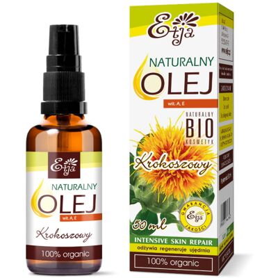 Olej krokoszowy BIO nierafinowany 50 ml ETJA Olej krokoszowy BIO nierafinowany 50 ml ETJA