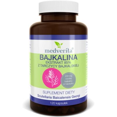 Medverita Bajkalina 120 kapsułek - Suplement diety Medverita Bajkalina 120 kapsułek - Suplement diety