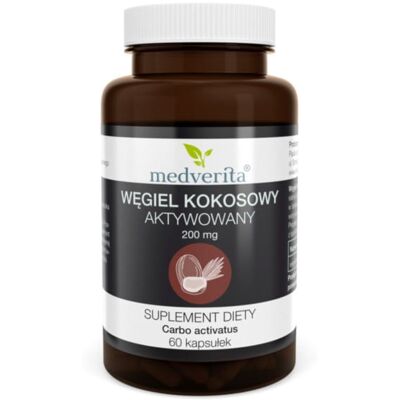 Medverita Węgiel Kokosowy aktywowany 120 k Medverita Węgiel Kokosowy aktywowany 120 k
