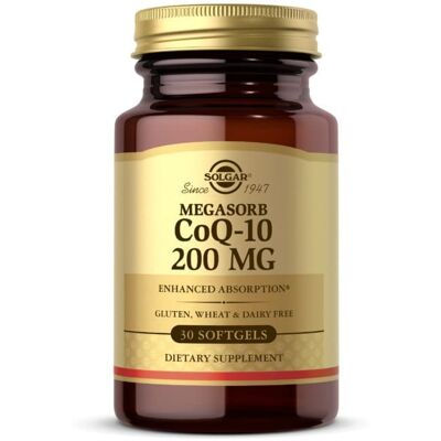 SOLGAR Megasorb CoQ-10 200 mg - Koenzym Q10 - Kaneka 200 mg (30 kaps.) SOLGAR Megasorb CoQ-10 200 mg - Koenzym Q10 - Kaneka 200 mg (30 kaps.)