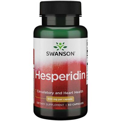 Swanson Hesperidin 500mg Kapsułki - Wspiera Zdrowie Serca i Naczyń Swanson Hesperidin 500mg Kapsułki - Wspiera Zdrowie Serca i Naczyń