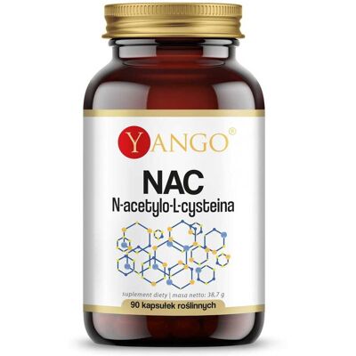 YANGO NAC - N-Acetylo-L-Cysteina 150 mg (90 kaps.) YANGO NAC - N-Acetylo-L-Cysteina 150 mg (90 kaps.)