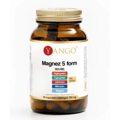 YANGO Magnez 5 Form (90 kaps.) YANGO Magnez 5 Form (90 kaps.)