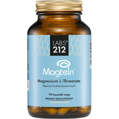 LABS212 Magnesium L-Threonate Magtein - L-Treonian magnezu (90 kaps.) LABS212 Magnesium L-Threonate Magtein - L-Treonian magnezu (90 kaps.)
