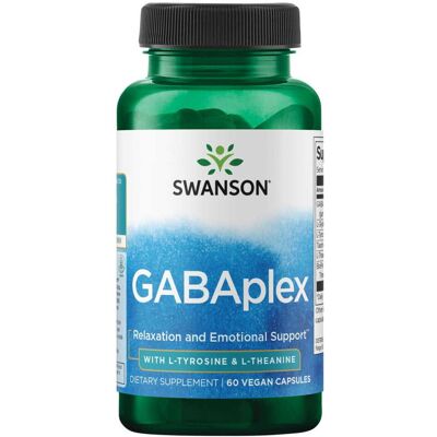Swanson Ultra Gabaplex - GABA, L-Tyrozyna, L-Theanina - Wsparcie stresu Swanson Ultra Gabaplex - GABA, L-Tyrozyna, L-Theanina - Wsparcie stresu