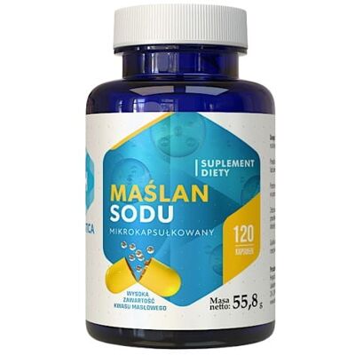 HEPATICA Maślan sodu (120 kaps.) HEPATICA Maślan sodu (120 kaps.)