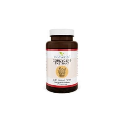 Medverita Cordyceps ekstrakt 500 mg 50 kapsuŁek Medverita Cordyceps ekstrakt 500 mg 50 kapsuŁek