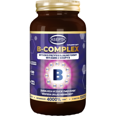 ASEPTA Witamina B-Complex 100 kaps. ASEPTA Witamina B-Complex 100 kaps.