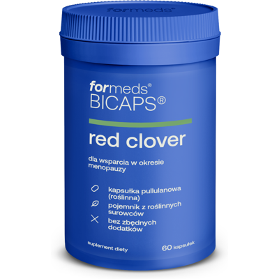 ForMeds Bicaps Red Clover czerwona koniczyna 60 kapsułek wegańskich ForMeds Bicaps Red Clover czerwona koniczyna 60 kapsułek wegańskich