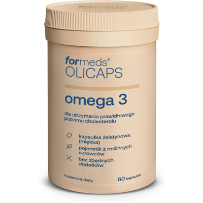 Formeds OMEGA 3 60 Kapsułek - Suplement diety Formeds OMEGA 3 60 Kapsułek - Suplement diety