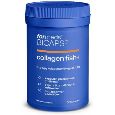 ForMeds Bicaps Collagen Fish+ Kolagen rybi, kwas hialuronowy 60 kapsułek ForMeds Bicaps Collagen Fish+ Kolagen rybi, kwas hialuronowy 60 kapsułek