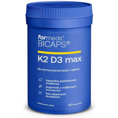 Formeds Bicaps Witaminy K2 D3 MAX - Witaminy Formeds Bicaps Witaminy K2 D3 MAX - Witaminy