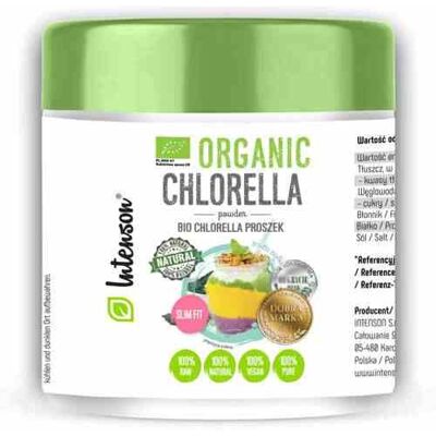 Intenson Chlorella Bio w proszku 100g Intenson Chlorella Bio w proszku 100g