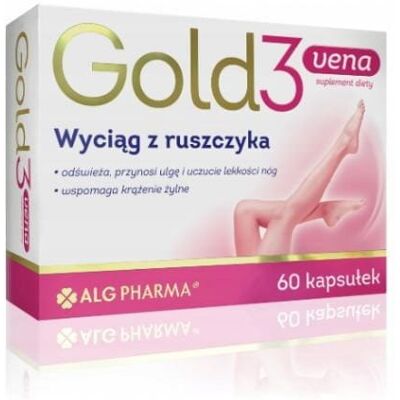 Alg Pharma Gold3vena 60 kapsułek Alg Pharma Gold3vena 60 kapsułek
