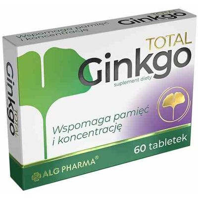 Alg Pharma Total Ginkgo 60 tabletek Alg Pharma Total Ginkgo 60 tabletek