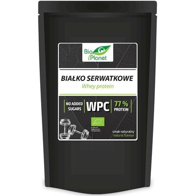 BIAŁKO SERWATKOWE NATURALNE (WPC 77) BIO 150 g - BIO PLANET BIAŁKO SERWATKOWE NATURALNE (WPC 77) BIO 150 g - BIO PLANET