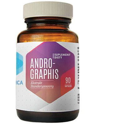 Wyciąg z liści andrografisu Andrographis ekstrakt standaryzowany 230mg 90 kapsułek Hepatica Wyciąg z liści andrografisu Andrographis ekstrakt standaryzowany 230mg 90 kapsułek Hepatica