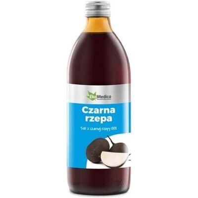 Czarna rzepa sok 500ml EkaMedica Czarna rzepa sok 500ml EkaMedica