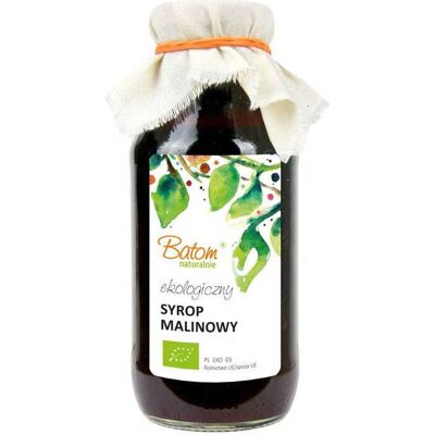 BATOM Syrop z malin bio - 330ml - Żywność i napoje BATOM Syrop z malin bio - 330ml - Żywność i napoje