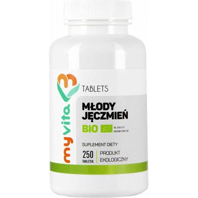 MyVita Ekologiczny Młody Jęczmień - 495mg Tabletki MyVita Ekologiczny Młody Jęczmień - 495mg Tabletki