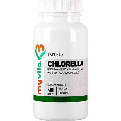 MYVITA Chlorella 250mg - Suplement Diety MYVITA Chlorella 250mg - Suplement Diety