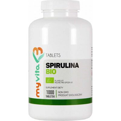 BIO spirulina 250mg 1000 tabletek MyVita BIO spirulina 250mg 1000 tabletek MyVita