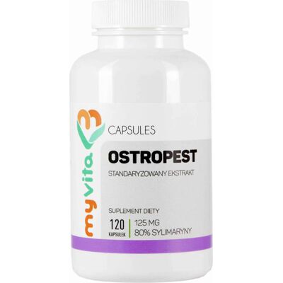 MYVITA Ostropest plamisty 80% Silymaryny - Zdrowie wątroby MYVITA Ostropest plamisty 80% Silymaryny - Zdrowie wątroby