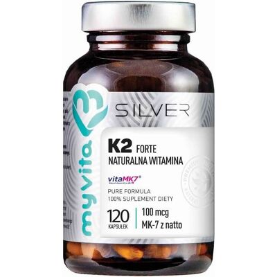 MyVita Silver Pure Witamina K2 MK-7 100mcg - Kości i Serce MyVita Silver Pure Witamina K2 MK-7 100mcg - Kości i Serce