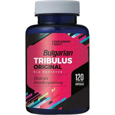 Buzdyganek ziemny Bulgarian Tribulus original ekstrakt standaryzowany 150mg 120 kapsułek Hepatica Buzdyganek ziemny Bulgarian Tribulus original ekstrakt standaryzowany 150mg 120 kapsułek Hepatica
