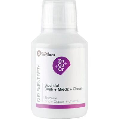 Invex Remedies Cynk Miedź Chrom - Wsparcie odporności Invex Remedies Cynk Miedź Chrom - Wsparcie odporności
