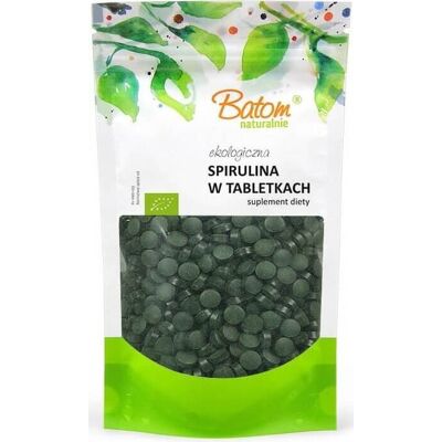 Organiczne tabletki spiruliny 250 g - Suplementy Organiczne tabletki spiruliny 250 g - Suplementy