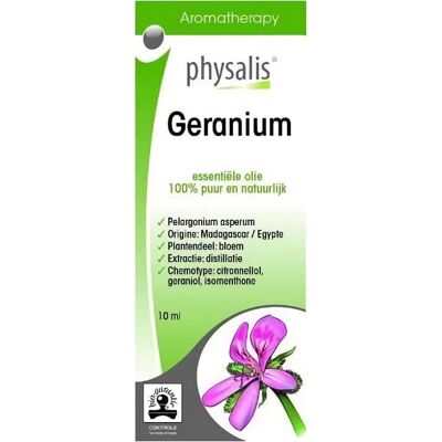 Olejek z geranium PHYSALIS - Wsparcie skóry i nastroju Olejek z geranium PHYSALIS - Wsparcie skóry i nastroju