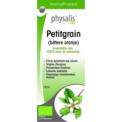 Organiczny olejek petitgrain - Drzewo Pomarańczowe - 10ml Organiczny olejek petitgrain - Drzewo Pomarańczowe - 10ml