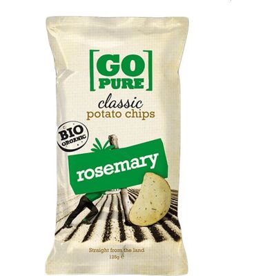 Chipsy z rozmarynem bezglutenowe BIO 125 g GoPure Chipsy z rozmarynem bezglutenowe BIO 125 g GoPure