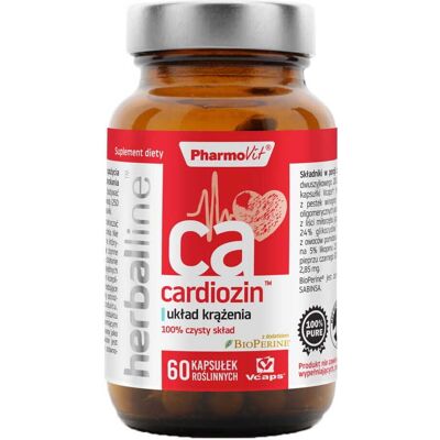 PHARMOVIT HERBALLINE Cardiozin z BioPerine - Wsparcie serca i układu krążenia PHARMOVIT HERBALLINE Cardiozin z BioPerine - Wsparcie serca i układu krążenia