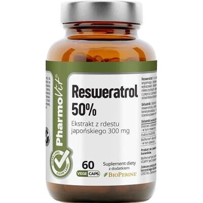 PHARMOVIT Resweratrol - 60 Kapsułek - Suplement diety PHARMOVIT Resweratrol - 60 Kapsułek - Suplement diety