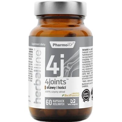 PHARMOVIT HERBALLINE 4 Kapsułki na Stawy i Kości PHARMOVIT HERBALLINE 4 Kapsułki na Stawy i Kości