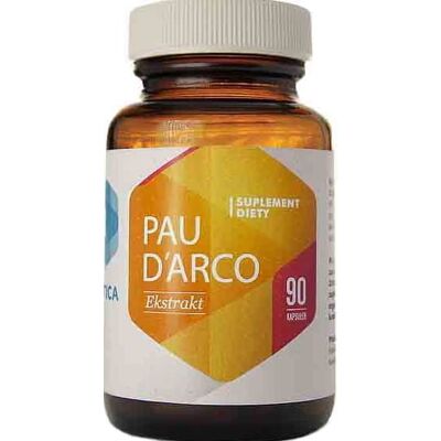 Pau d'Arco ekstrakt standaryzowany 220mg 90 kapsułek Hepatica Pau d'Arco ekstrakt standaryzowany 220mg 90 kapsułek Hepatica