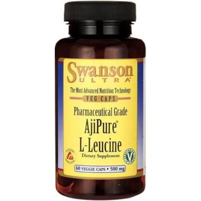 Swanson Ultra AjiPure L-Leucina 60 Kapsułek wegetariańskich - Suplement diety Swanson Ultra AjiPure L-Leucina 60 Kapsułek wegetariańskich - Suplement diety
