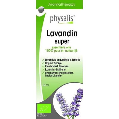 PHYSALIS Olejek Eteryczny Lavandín Super - Aromaterapia - 10ml PHYSALIS Olejek Eteryczny Lavandín Super - Aromaterapia - 10ml