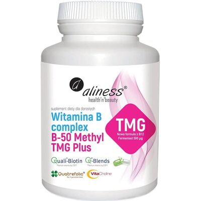 Aliness B-50 Methyl TMG Plus - Witaminy i Suplementy Aliness B-50 Methyl TMG Plus - Witaminy i Suplementy