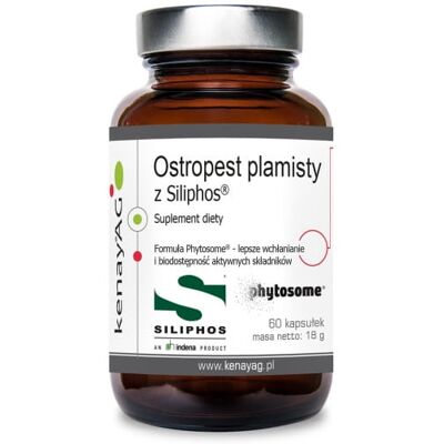 Kenay Siliphos Wspomaganie wątroby - 60 Kapsułki Kenay Siliphos Wspomaganie wątroby - 60 Kapsułki