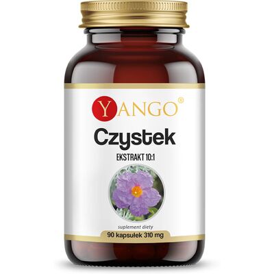 Ekstrakt Cistus creticus od YANGO - Kapsułki wegetariańskie - 90 sztuk - Suplement diety Ekstrakt Cistus creticus od YANGO - Kapsułki wegetariańskie - 90 sztuk - Suplement diety