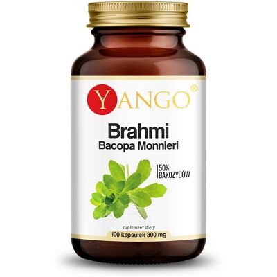 YANGO Ekstrakt Brahmi 50% Bacosides - 100 Kapsułek YANGO Ekstrakt Brahmi 50% Bacosides - 100 Kapsułek